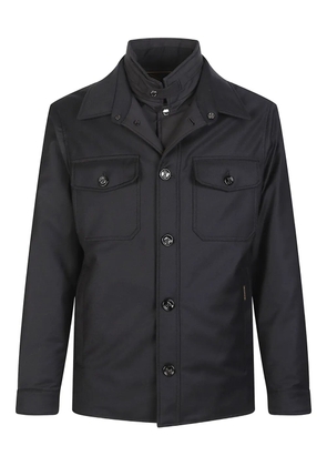 Moorer chest-pocket jacket - Black