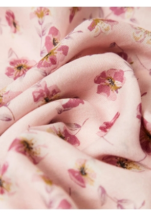 TWINSET floral-pattern scarf - Pink