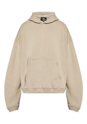Represent kangaroo-pocket hooded sweater - Neutrals