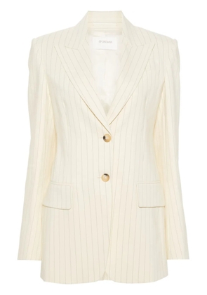 Sportmax Aversa pinstriped blazer - Neutrals