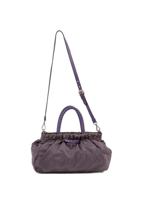 Prada Pre-Owned 2000s braided handle tote bag - Purple