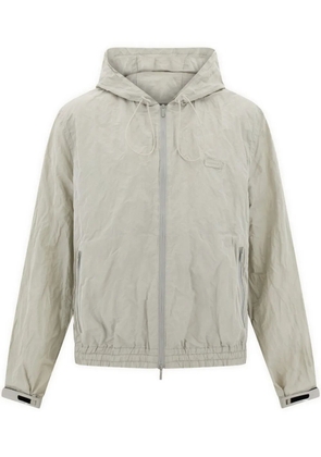 Ferragamo zip-up bomber jacket - Grey