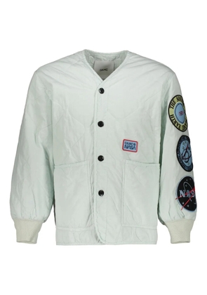 OAMC x NASA logo-appliqué bomber jacket - Green