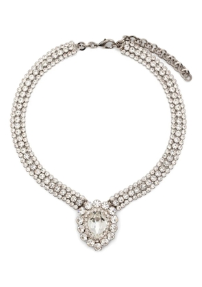 Alessandra Rich crystal-embellished necklace - Silver