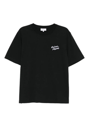 Maison Kitsuné Handwriting Embroidered T-shirt - Black