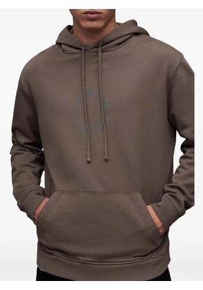 AllSaints Tierra drawstring hoodie - Brown