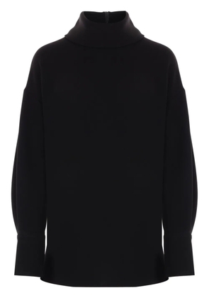 Alberto Biani crepe blouse - Black