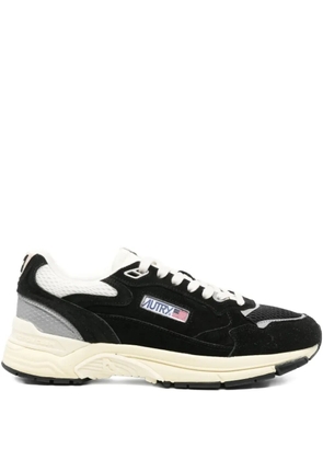 Autry panelled lace-up sneakers - Black
