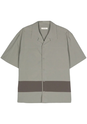 Craig Green stripe-detail poplin cotton shirt - Grey