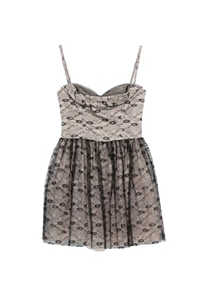 Valentino Garavani Pre-Owned 2010s lace dress - Neutrals