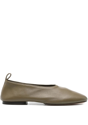 Soeur leather ballet flats - Green