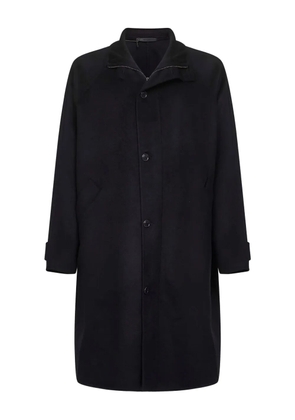 Giorgio Armani buttoned coat - Blue