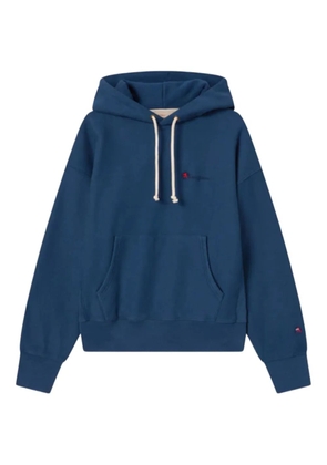 Champion logo-embroidered hoodie - Blue