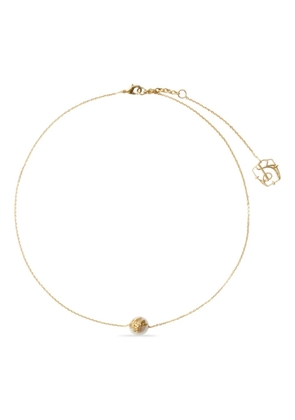 Burberry logo-detail sphere-charm necklace - Gold