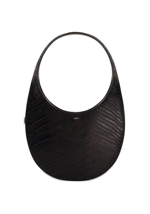 Coperni zip soft swipe medium shoulder bag - Black