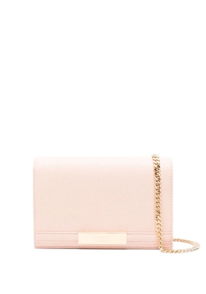 Elisabetta Franchi chain-link shoulder bag - Neutrals