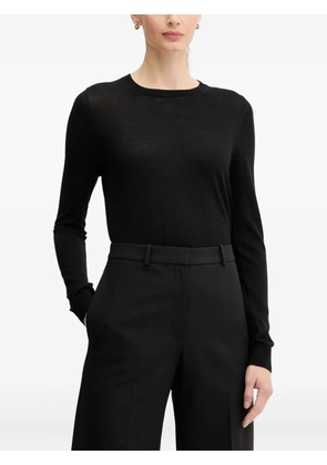 BOSS Ferpina long-sleeve sweater - Black