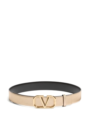 Valentino Garavani VLogo Signature reversible belt - Gold