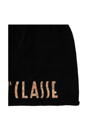 ALVIERO MARTINI 1° CLASSE logo-detail beanie hat - Black