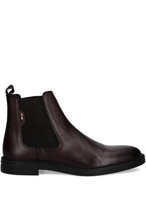 BOSS pull-tab Chelsea boots - Brown