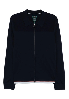 PS Paul Smith merino zip cardigan - Blue