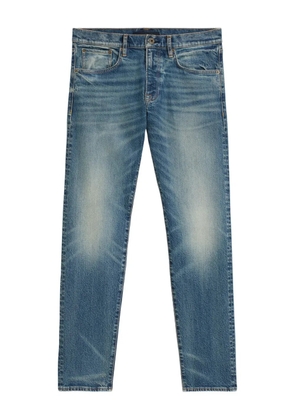 BOSS x David Beckham light-wash straight-leg jeans - Blue