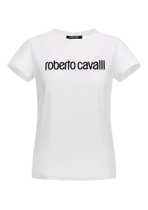 Roberto Cavalli logo-print T-Shirt - White