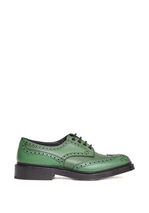 Tricker's Bourton leather derby shoes - Green