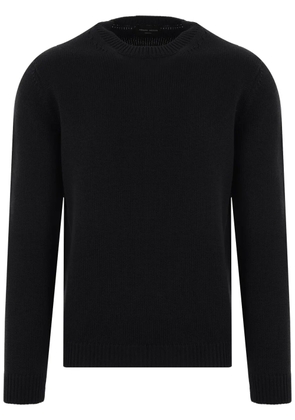 Roberto Collina crew-neck merino jumper - Black
