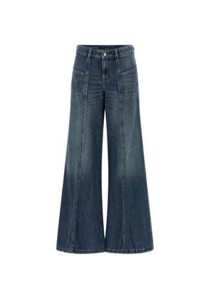 Diesel D-Akii stonewashed flared jeans - Blue