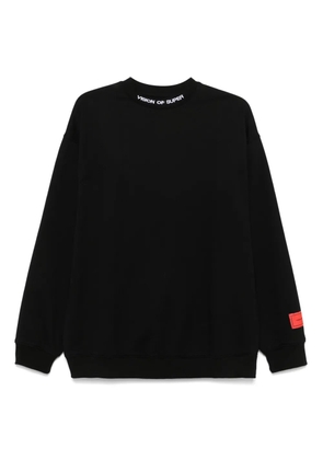 Vision Of Super embroidered-logo sweatshirt - Black