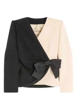 Valentino Garavani bow-embellishment blazer - Black