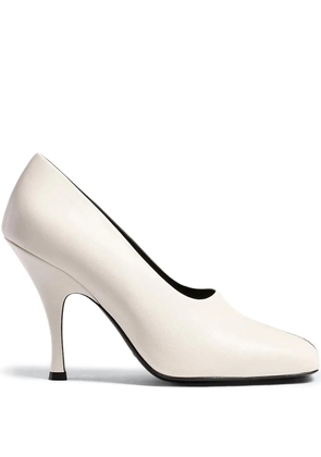 KHAITE Eva Peep Toe pumps - White