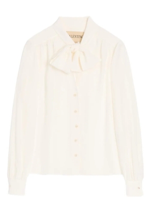 Valentino Garavani crepe de chine shirt - White