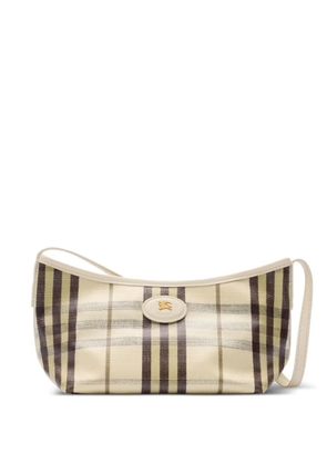 Burberry mini Highlands check shoulder bag - Neutrals