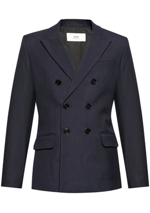 AMI Paris double-breasted blazer - Blue