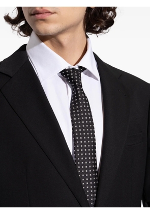 TOM FORD patterned tie - Black