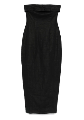 Faithfull the Brand Fleuri midi dress - Black