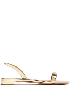Aquazzura metallic leather sandals - Gold