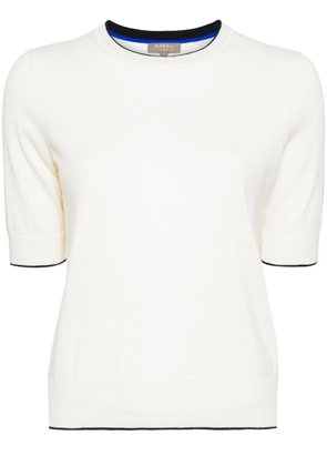 N.Peal fine-knit T-shirt - Neutrals