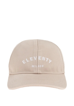 Eleventy logo-detail baseball cap - Neutrals