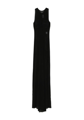 Jean Paul Gaultier semi-sheer maxi dress - Black