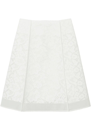 Tory Burch corded lace skirt - White