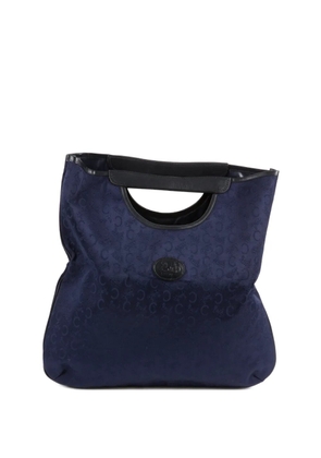 Celine Pre-Owned 1980s caleche canvas tote bag - Blue