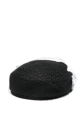 Ca4la bow-embellishment beret - Black