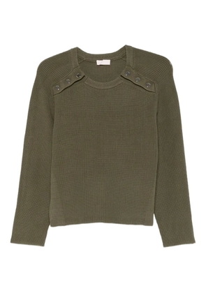 LIU JO ribbed sweater - Green