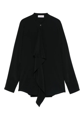 Alberto Biani ruffled shirt - Black
