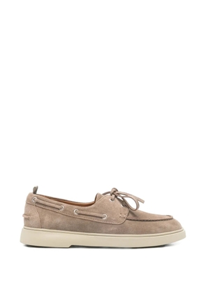 Officine Creative Bones lace-up boat shoes - Neutrals