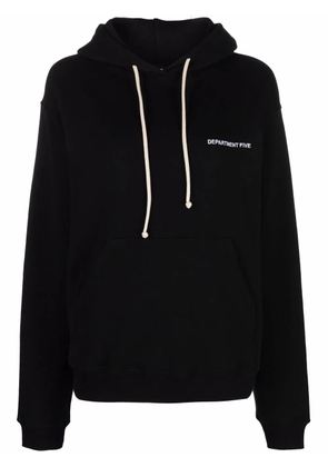Department 5 logo-print cotton hoodie - Black