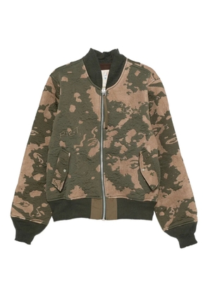 KidSuper zip-up bomber jacket - Green